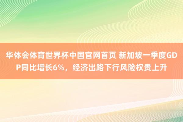 华体会体育世界杯中国官网首页 新加坡一季度GDP同比增长6%，经济出路下行风险权贵上升